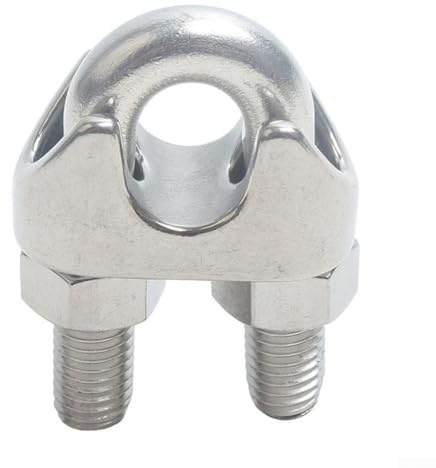Morsetti per funi metalliche in acciaio inossidabile 304, confezione da 10, per connessioni sicure in varie applicazioni (3 mm)