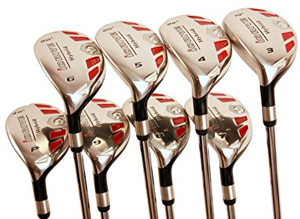 Left Handed Senior Women's Golf Clubs All Ladies iDrive Hybrids Complete Set Includes: #3, 4, 5, 6, 7, 8, 9, PW. Lady L Flex New Utility Easy Oversized Clubs. Perfect for 55+ Years Old