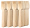MATANA 200 Premium Disposable Wooden Forks, 14cm - Eco-Friendly, Biodegradable & Sustainable Wooden Cutlery - Perfect for Parties, Events, Birthdays, Picnic, Christmas