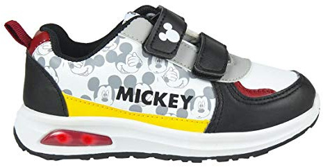 CERDÁ Life'S Little Moments - Zapatillas con Luces de Mickey Mouse - Color Blanco