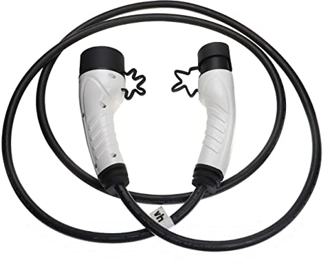 vhbw Cable Carga Tipo 2 a Tipo 2 Compatible con Lynk & Co 01 Coche eléctrico - Cable conexión, 1 Fase, 16 A, 3,5 kW, 3 m