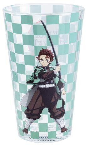 Demon Slayer Trinkglas - Offiziell lizenzierter Becher für kalte Getränke, Anime Merch, Geschenk für Anime-Fans