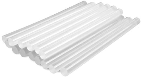 Penne di colla per pistole a caldo – Ø 7/11 mm – 60/90/120 penne adesive a caldo, diverse misure a scelta (7 x 250 mm, numero 60)