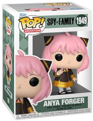Funko Pop! Animation: Spy X Family - Anya Forger - Samling Vinylfigur - Presentidé - Officiell Merchandising - Leksaker för Barn Och Vuxna - Anime Fans - Samlarfigur | Officiell anime-produkt – samlarobjekt vinylfigur för hyllvisning – födelsedagspresent idé för fans och samlare