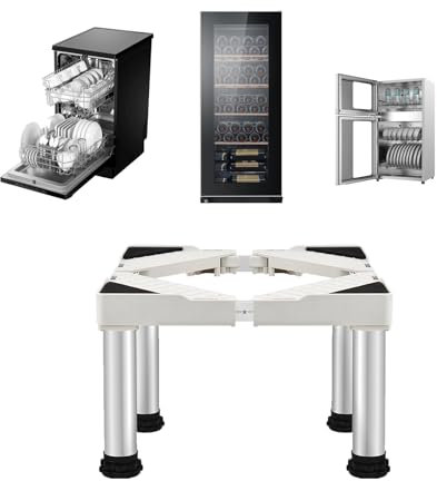 MiSMiAO Base Frame for Fridge Base Height 39-41 cm Adjustable Base for Dishwasher Freezer Kitchen Cabinet and Static Household Appliances (Adjustable 47-70 cm) (Height 29 cm)