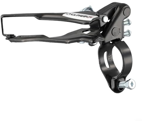 Deragliatore anteriore in lega di alluminio per trasmissione bici leggero e design