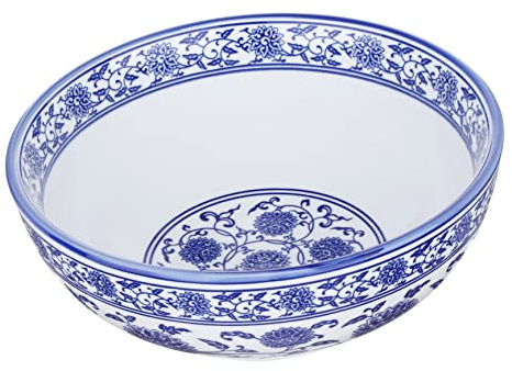 Ipetboom 1pezzi Ciotola in Ceramica Per Noodles Ciotola Da Cucina in Stile Cinese e Zuppa Posate in Ceramica Stoviglie Utili