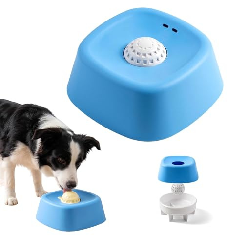 Higijapuf Schleckball Hund, Schleckball para Perros, Leckball para Perros Slow Feeder Comedero para Perros, Pelota De Comida para Yogur, Caldo De Huesos, Alimentos Húmedos Y Snacks Líquidos