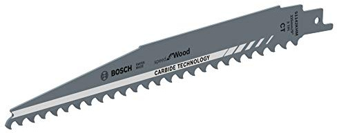 Bosch Professional lame de scie sabre S 1142 KHM Speed for Wood (pour le bois, 225 x 25 x 1.25 mm, accessoires pour scie sabre)