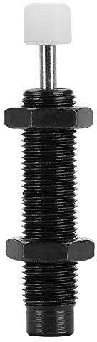 Amortiguador de presión de aceite de carrera Amortiguador neumático M10 x 8 mm, regulador de presión automática, amortiguador ajustable de reinicio rápido para cilindro de aire neumático AC1008-2