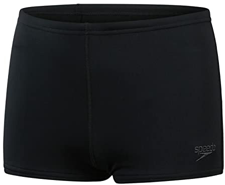 Speedo Niño Traje de baño aquashort Eco Endurance+ | Resistente al Cloro | Secado rápido | Tejido elástico | Material Reciclado | Ajuste cómodo Black 5-6