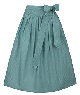 Stockerpoint Damen Molina Midi Dirndlschürze, petrol, 40-44