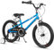 Glerc Kinderfahrrad 18 Zoll Fahrrad mit Stützrädern & Flaschenhalter für 6 7 8 9 10 Jahre alte Jungen und Mädchen, blau…