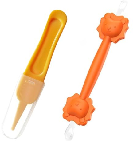 ZORVYN 2 PCS Limpiador de Nariz y Oídos para Bebés y Niños, Eliminación de Cera y Moco, Limpieza Suave y Segura de Nariz y Oídos de tu Hijo