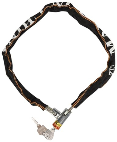 Candado de cadena antirrobo para motocicleta, Scooter de movilidad, candado de cadena larga para bicicleta, candado de seguridad para silla de ruedas de 80cm con 2 llaves