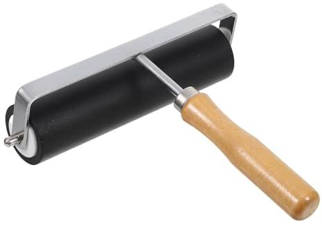 iplusmile Rullo in Gomma per Stampa Rullo Inchiostratore in Gomma Resistente Strumento Fai da Te per Pittura Timbri Album di Ritagli Artigianato Progetti Artistici Accessori per Stampa
