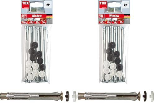 TOX Metall-Rahmendübel Window 10 x 202 mm, 6 Stück, 027601181 (Packung mit 2)