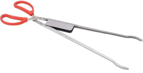 OSALADI Pinza per Granchi in Acciaio Inox Impugnatura Antiscivolo, Morsetto per Aragoste e Anguille, Accessorio Portatile per Esterni e Attrezzo di Serraggio Multifunzione per Pesca