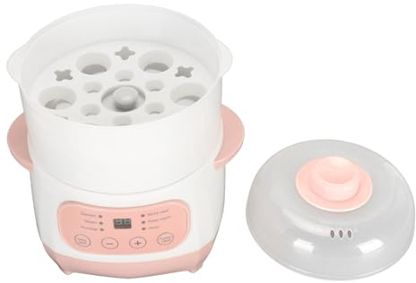 Olla eléctrica de cerámica a fuego lento, 200 W, 1 L, olla pequeña para evitar que se queme en seco, cita para el tiempo de cocción, olla eléctrica para el hogar, hombres,