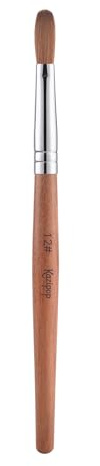 Alexnailart kolinsky sable nail art cepilla la pluma de dibujo de madera roja gel ultravioleta herramienta de pintura de uñas diseño de uñas y Salón familiar 12