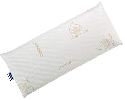 Todocama - Almohada viscoelástica, Antiácaros y Antibacterias. Núcleo Compacto. Doble Funda con Cremallera. Tejido Aloe Vera. Termorregulable adaptabilidad al Cuello. (67 cm)