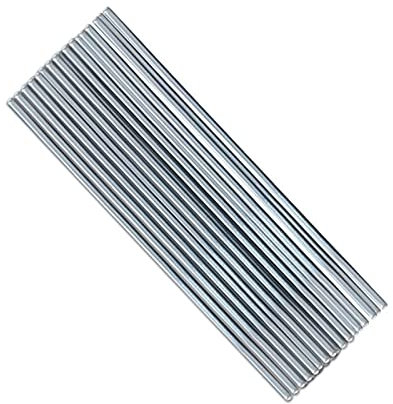 Geeyu ZHaonan-welding rods 2mm 1.6mm Metal Aluminum Magnesium Silver Electrode Welding Rod, Flux Cored Wire Brazing Stick Soldering Tool, For welding (Diameter : 1.6mm, Material : 10pcs)