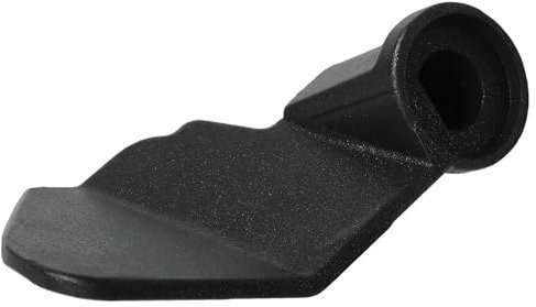 vhbw Knethaken kompatibel mit Clatronic BBA2450, BBA2605, BBA2864, BBA2866 Brotbackautomat - Rührhaken, 6,5 x 3,8 cm, Aluminiumlegierung, Schwarz