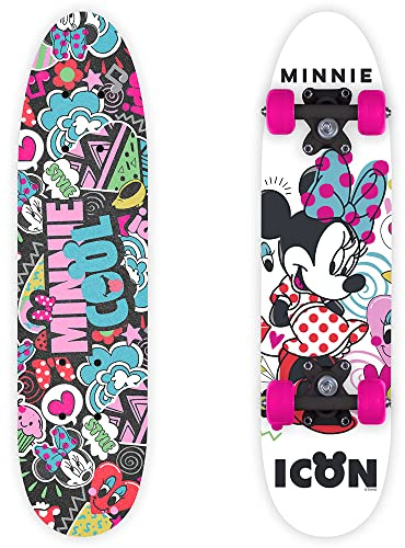 Seven Polska Skateboard Minnie Mouse (Bois) 61 x 15 x 8/10 cm (9935) Multicolore Taille Unique