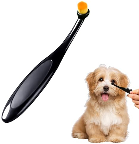 JNAWA Brosse de toilettage pour chien et chat avec poils doux pour enlever la croûte et le mucus