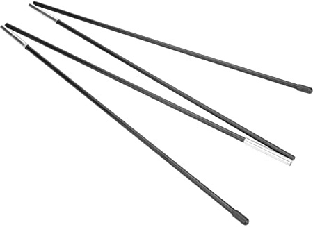 Bnineteenteam Camping Tent Pole, High Strength Elastic Fiberglass Tent Pole, Portable Lightweight Replacement Rod for for 2 * 2m Double Tent