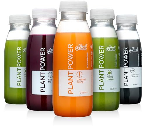 Fuel Station Juice Cleanse, 3 Day Detox Cleanse - 15 x 330ml, Healthy Juice Diet, Cold Pressed Fruit & Vegetables, Freezer Friendly, Vegan, Dairy & Gluten-Free, No Added Sugar or Preservatives