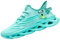 VGPSFN Laufschuhe für Damen Slip On Sneakers Tennisschuhe Walkingschuhe Joggingschuhe rutschfeste Atmungsaktive Damenschuhe Hellgrün 39