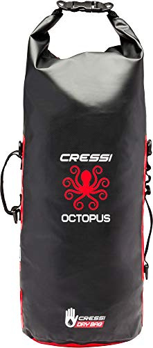 Cressi Octopus Zaino Impermeabile Dry Bag 30 Litri in PVC Tarpaulin, Sacca Stagna Sport Outdoor per Mare, Trekking, Kayak e Viaggio, Borsa Waterproof con Chiusura Roll-Top e Spallacci Imbottiti
