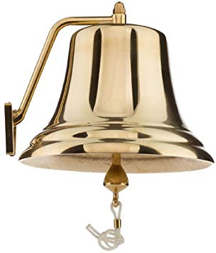 Foresti & Suardi Cloche de bateau en laiton – 8,1 kg – Ø 300 mm