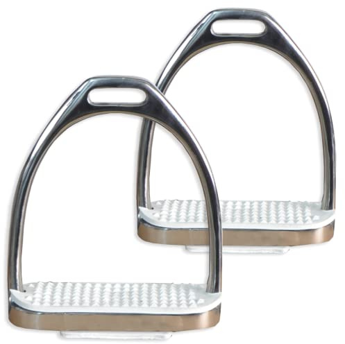 Estribo inglés inoxidable con taco Los Nietos Dressage | Equipamiento para el caballo | Producto de Guarnicionería | Tradición artesana | Los Nietos