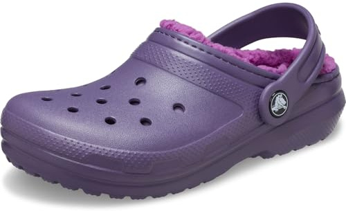 Crocs Unisex Kids Clog,Classic Lined Clog K,Nightshade,2 UK Child