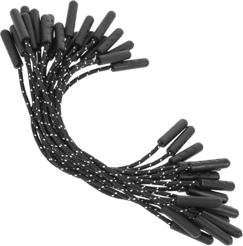 DECORNIJIA Tiralampo Facile da Installare per Cerniera in Tpu e Nailon 20 Pezzi e Ruolo Decorativo Stile Semplice e Chic per Cappotti e Giacche
