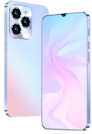 DEMANN GMBH Desbloquear el teléfono, Pantalla de 6.75 Pulgadas, 4GB RAM + 64GB ROM/TF 256GB, Cámara Doble, Soporte 4G LTE FDD TDD, Doble Tarjeta sim, Adecuada para Principiantes. (White)