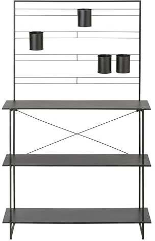 Dehner Pflanztisch Provence, schwarz, 100 x 40 x 160 cm