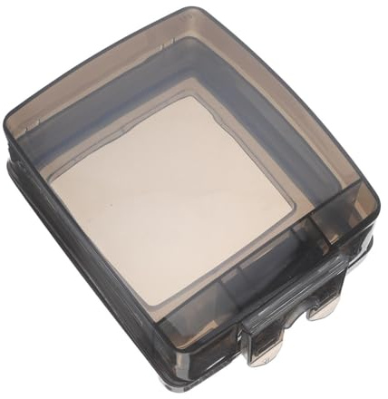 Alipis Boîtier Étanche en Plastique Noir pour Prise Électrique 86 Type 12x10,5x5 Cm avec Protection Antipoussière et Performance Robuste pour Installations Temporaires