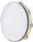 Musfunny Tamburin für Erwachsene 25 cm Tambourine Hand Trommel Glocke Birke Metall Jingles Percussion Geschenk Musikpädagogisches Instrument für Kirche KTV Party (25 cm, 10 Zoll)