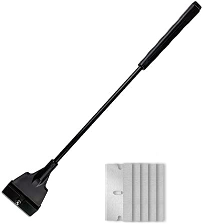 WanFengXue Grattoir à algues amovible pour aquarium en verre avec 10 lames de 33 cm