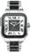 Diella Rechteckige Herren-Armbanduhr, automatische selbstaufziehende Uhren für Herren mit Jade und Edelstahl-Armbanduhr, römische Ziffern, analoge Uhr mit Datum, wasserdicht (Modell: AD6027G)