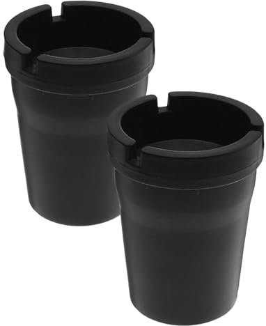 Flaconi Posacenere Auto,Posacenere per Auto,Posacenere per Sigarette,Posacenere Portatile Auto,Posacenere Chiuso,Posacenere con Coperchio,Adatto Alla Maggior Parte Delle Auto,Camion,SUV