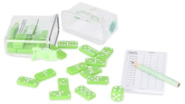 Mr.Wonderful - Mini gioco di domino - Gioco di viaggio - Divertimento ovunque! - Classico gioco del domino, in versione mini - Contiene 28 pezzi + 1 matita + 1 tabella per registrare i punti