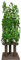 Kratzbaum mit Blättern – Stabiler & Platzsparender Katzenbaum – 4 kratzbare Ebenen & 3 Kratzsäulen – Klettern, Verstecken, Schlafen – Einfache Montage – Haustiersicherer & Langlebiger Cat Tree Natur