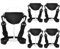 Sprießen 5 Piezas Soporte Copas Colgante, Soporte Para Copas De Vino Para Colgar, Soporte Copas De Vino Portátil, Soporte Ajustable Para De, Oporte Para De Con Cordón (negro)