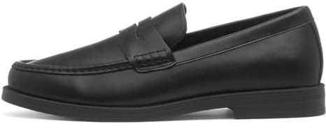 Beckett Mens Black Slip On Loafer Shoe - Size 8 UK - Black