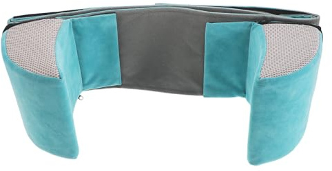 BCOATH Cuscino Anti Scivolamento per Sedia a Rotelle di Supporto Laterale Scamosciato e Spugna Cintura Regolabile per Postura e Comfort in Ambienti Medici