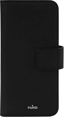 Puro ECO-Leather Case iPhone XR Black, transparent, IPCX61BOOKC3BLK